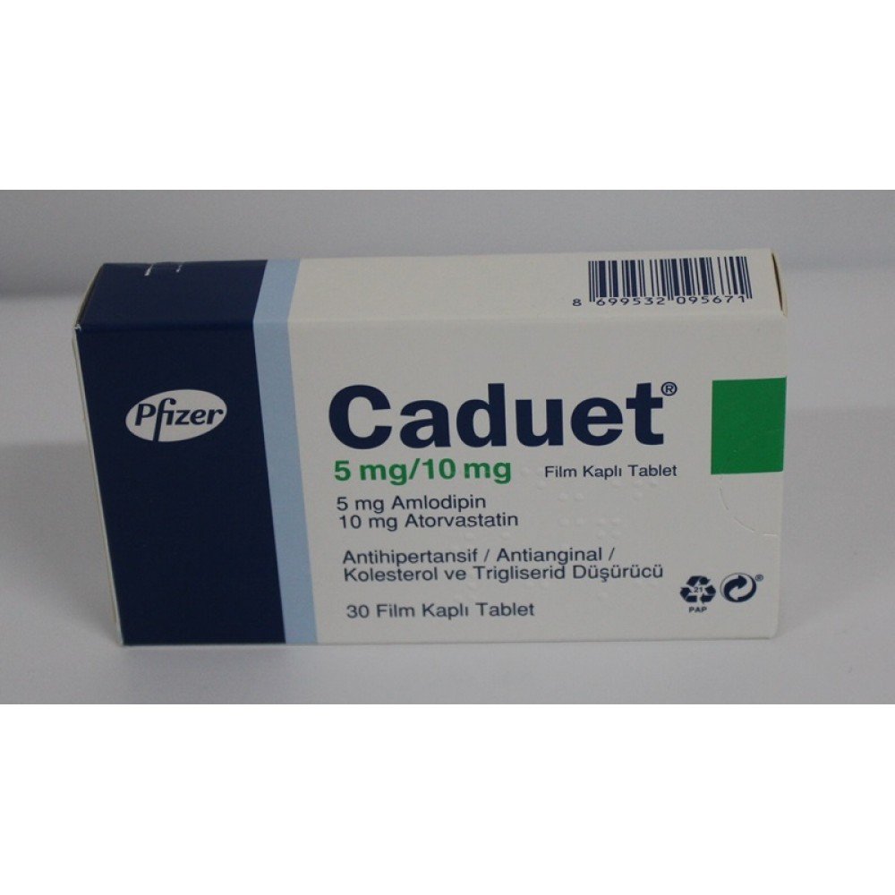 Caduet 5mg/10mg 30 Tablets