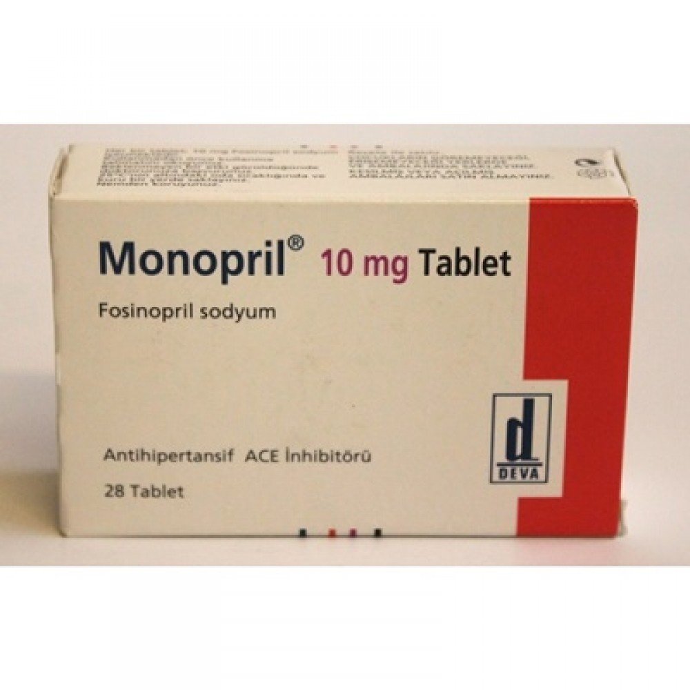 Monopril 10mg 28 tablets