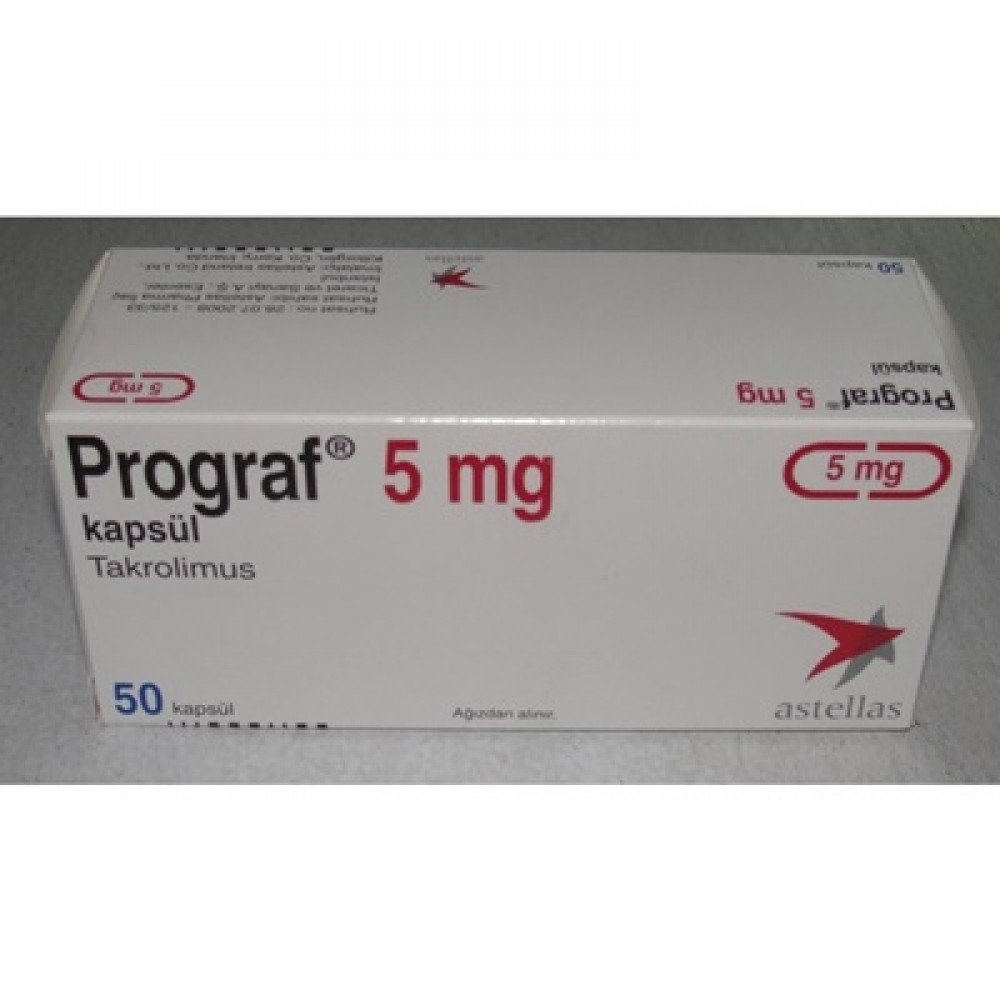 Prograf 5mg 50 capsuls