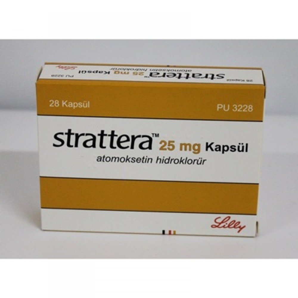 Strattera 25mg 28 capsuls